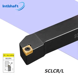 External Turning Tool SCLCR0808 SCLCR1010 SCLCR1212H06 SCLCR16 Carbide Inserts CCMT060204 Lathe Tool Cutting Tools 1 Set