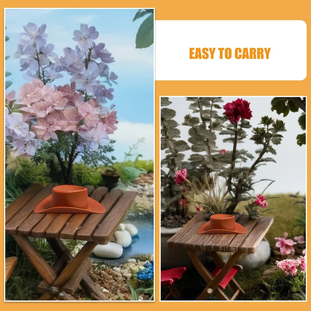 60 szt. Małe kapelusze kowbojskie, mini dekoracje kowbojskie i kowbojskie dla dziewczynki, do projektów DIY, zabawy wykorzystujące wyobraźnię dzieci, upominki na przyjęcia tematyczne