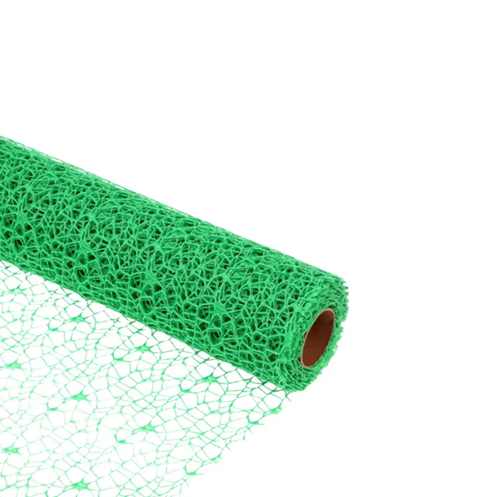 1 롤 자카드 망사 장식 DIY 데코 밝은 색상 메쉬 선물 포장 파티 배경 트리 펜던트 웨딩용