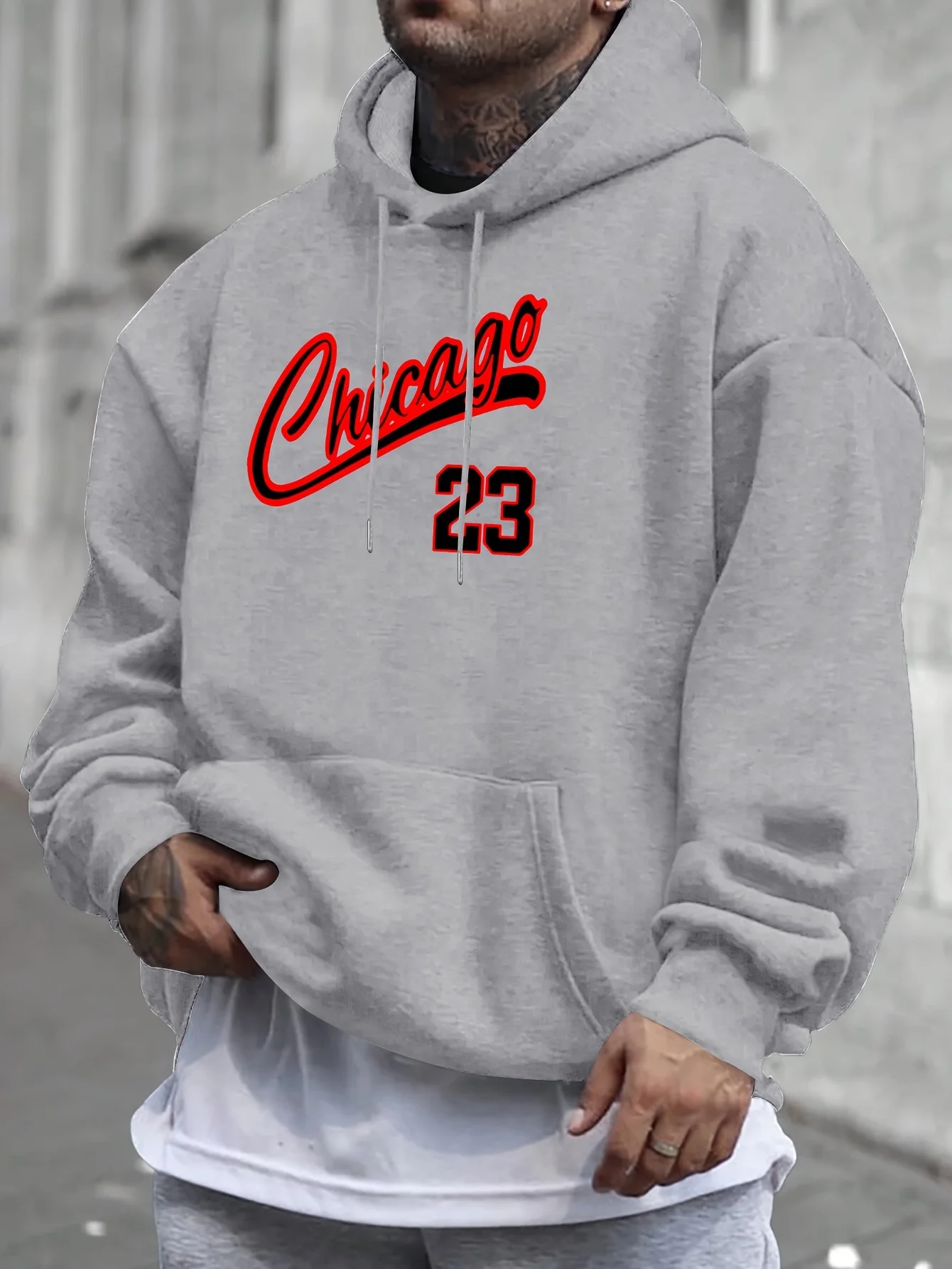 Herren Street Hip-Hop Hoodie - Bequemer Kapuzenpullover für Herbst und Winter Einzigartige Herrenkleidung Hoodie Streetwear