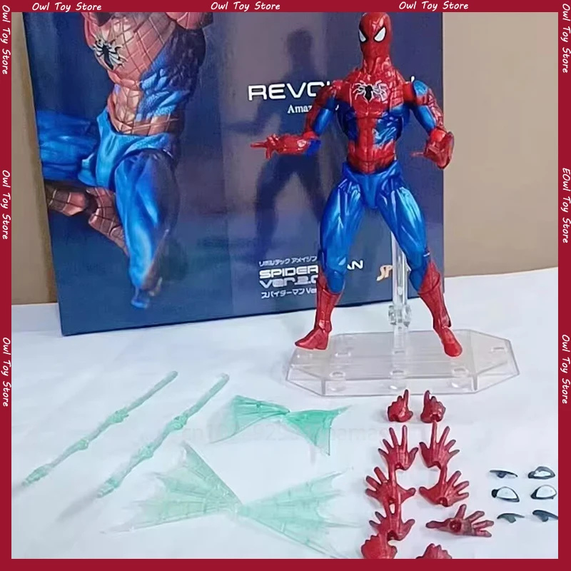 

Spider-Man 2.0 Amazing Yamaguchi Kaiyodo Spiderman Figure Agent Anti Spiderman 2.0 Action Figure Kid Toy Collection Xmas Gifts