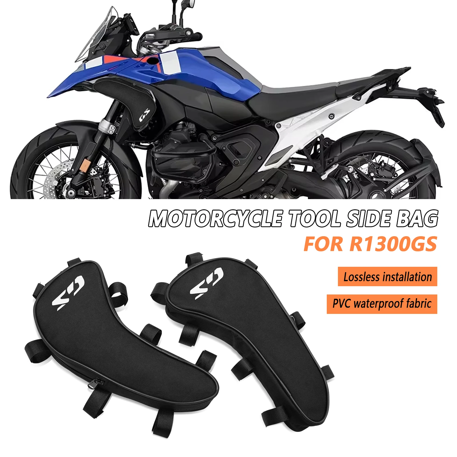 

Motorcycle Frame Crash Bars Waterproof Bag Original Bumper Repair Tool Placement Bag Fit For BMW R1300GS R 1300 GS R1300 GS