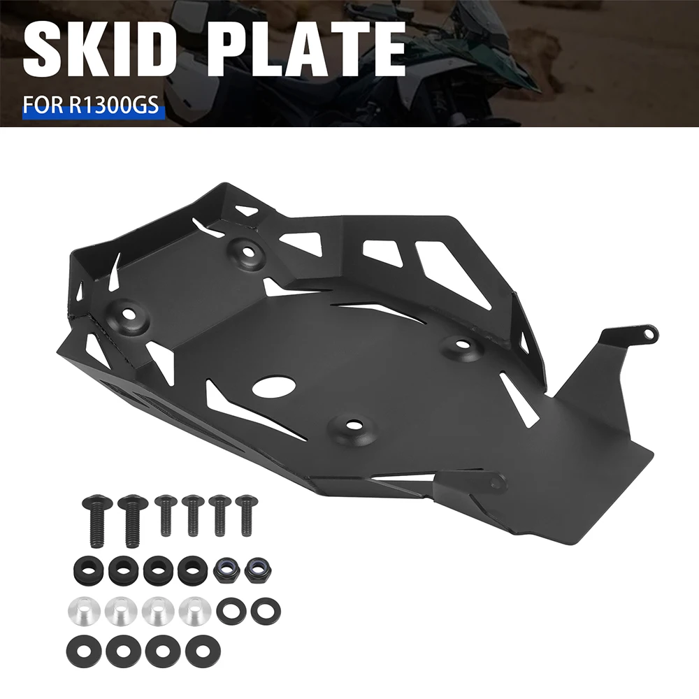 For BMW R1300GS R1300 GS R 1300 GS 2023-2024 Motorcycle Bash Plate Belly Pan Skid Plate Engine Protector Bottom Chassis Cover