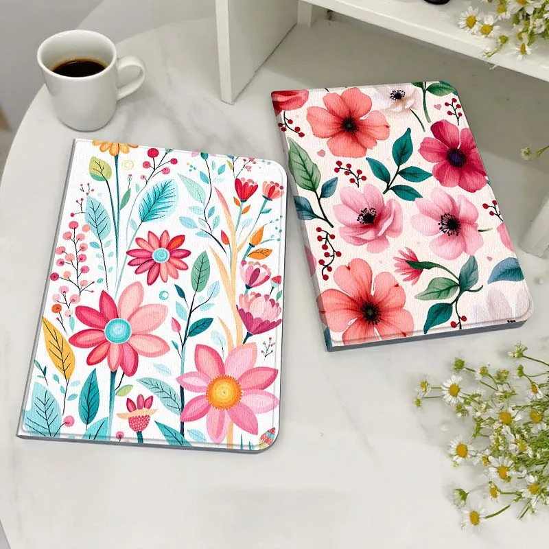 

Beautiful Floral Pattern Gift For Xiaoxin Lenovo Tab Pad K11 K10 M10 P11 3rd Plus Pro Legion Y700 Y900 Gen4 2 Tablet Case