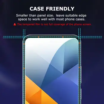2/4Pcs HD מסך מגן עבור Xiaomi POCO M6 Pro 4G/M6 Pro 5G מזג זכוכית סרט 10 best sales m6 פרו - №7