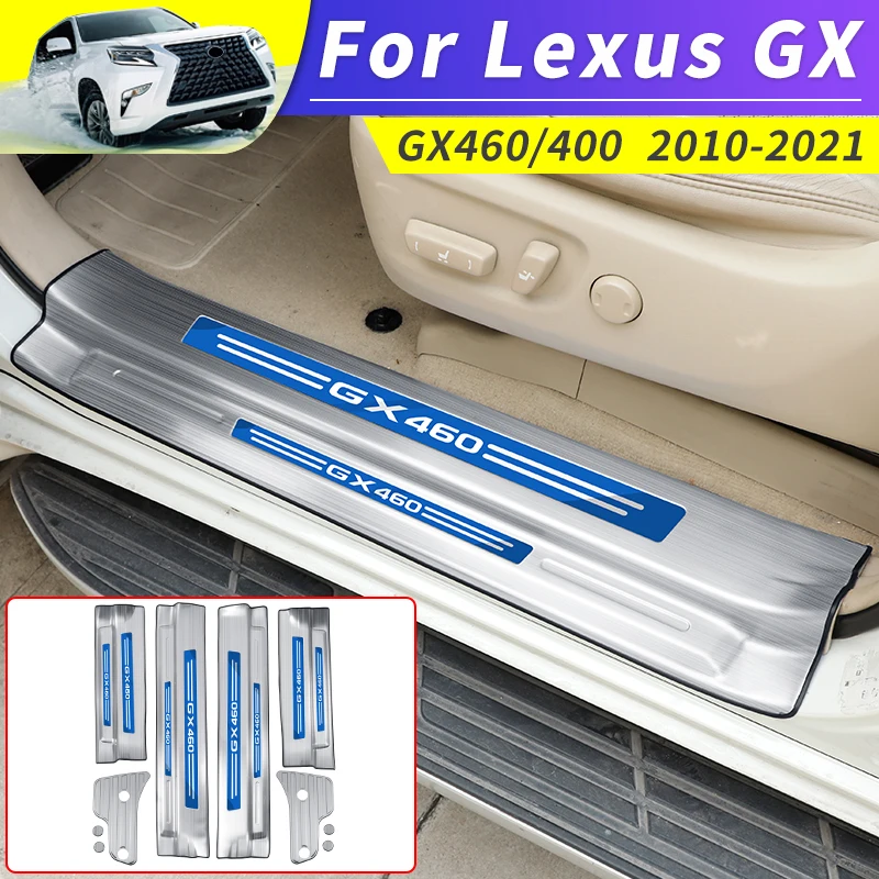 

For Lexus GX 460 400 GX460 GX400 2010-2021 2020 2019 2018 Interior Modification Accessories Pedal Threshold Protection body kit