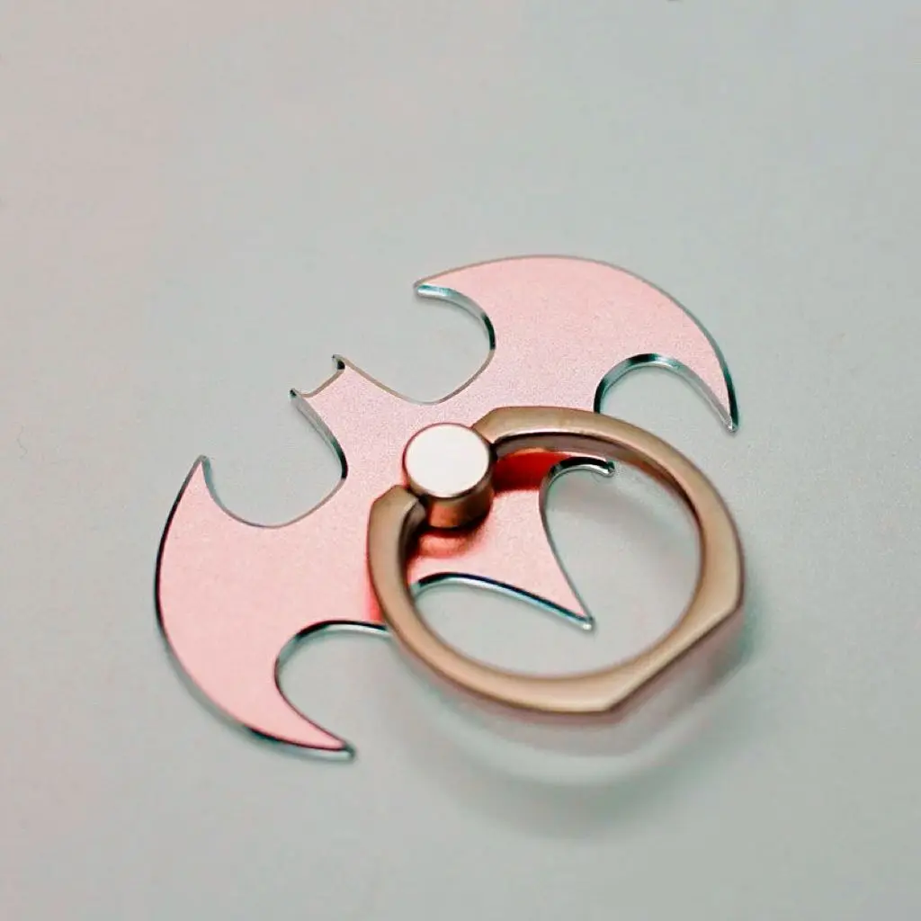 حامل هاتف معدني حامل خلفي متين ملصق قوي عالمي باتمان مضاد للسقوط حلقة معدنية كاملة مشبك حلقة هاتف دوارة