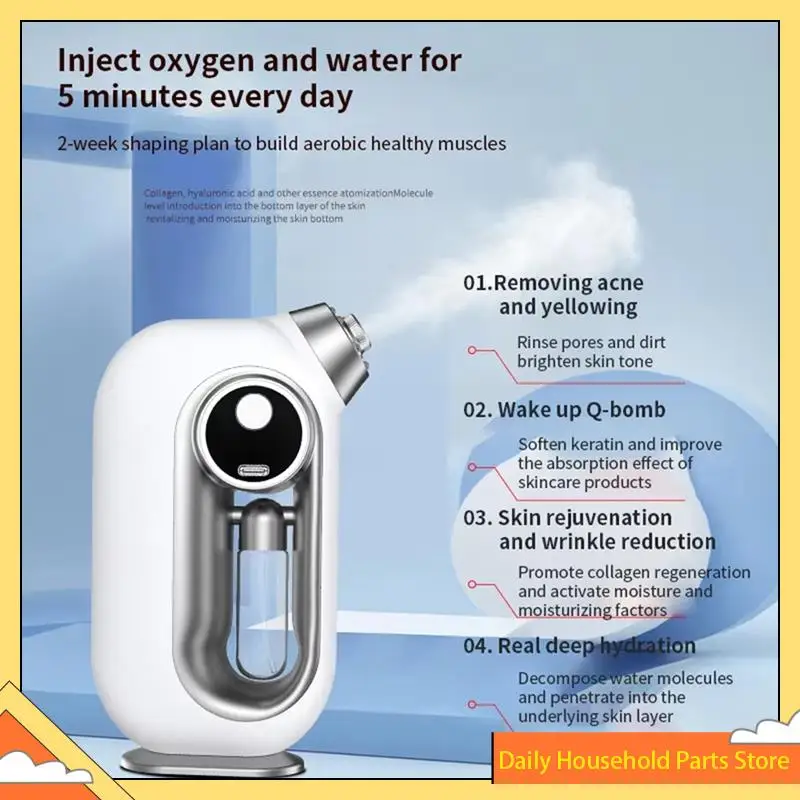 【Great Sale】Compressor Air Brush Oxygen Injector For Intensive Facial Skin Moisturization And Atomization