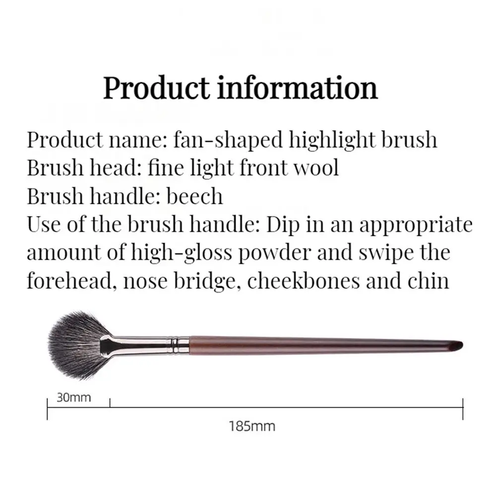 뷰티 용품 화장품 브이페이스 블러시 브러쉬, 메이크업 브러쉬, 하이라이터 브러쉬, 느슨한 파우더 브러쉬