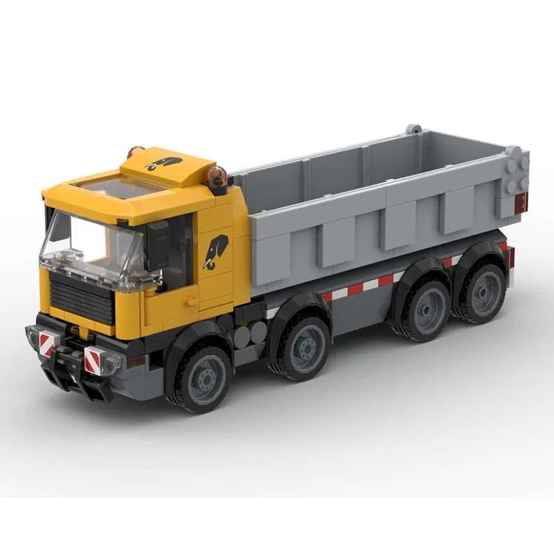 285PCS MOC City Engineering Truck Model DIY Assembly Building Block Toy - Holiday and Birthday Gift