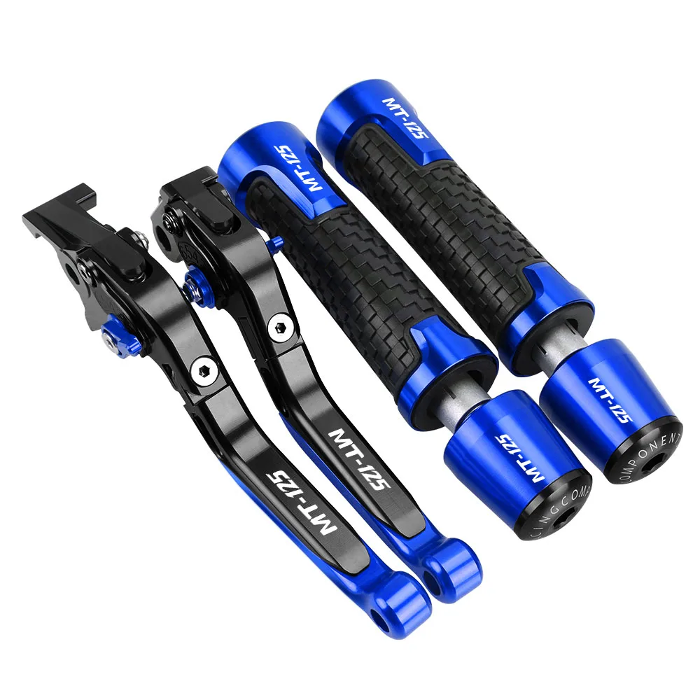 

For YAMAHA MT125 2014 2015 2016 2017 2018 2019 2020 2021 2022 2023 2024 Motorcycle Brake Clutch Levers Hand Grip Handlebar Ends