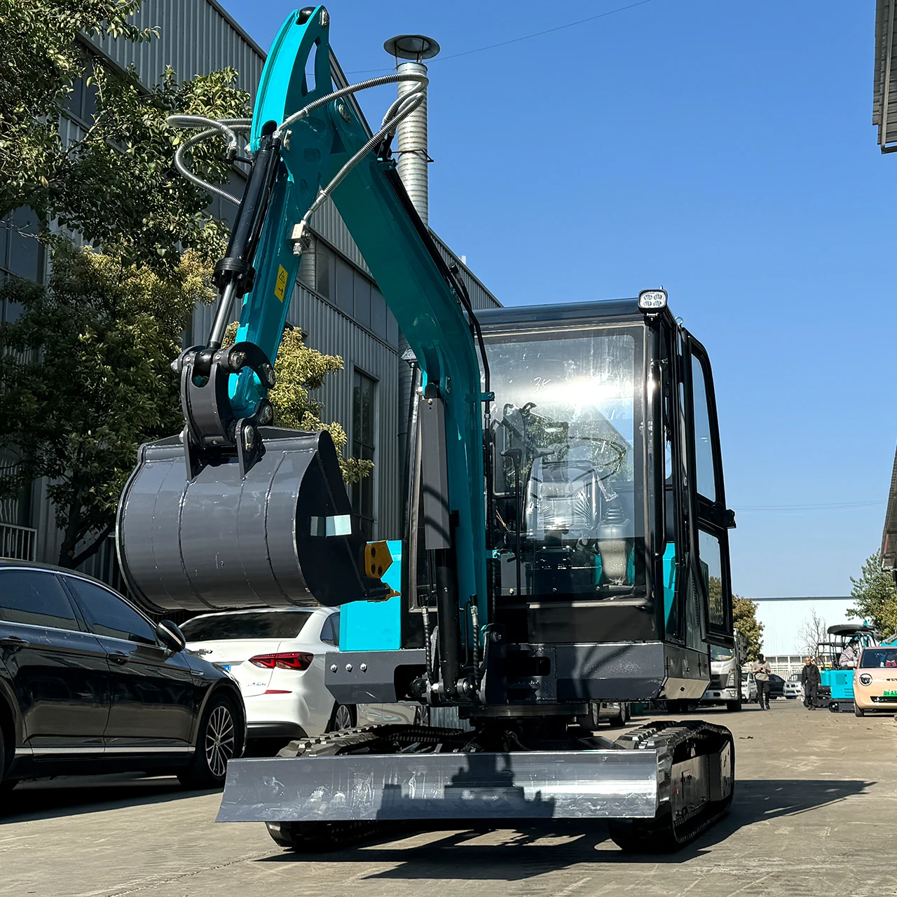 Bezpośrednio od producenta małe koparki maszyny do obróbki ziemi koparki mikro Kubota 3-tonowe maszyny do kopania mini koparki z kabina