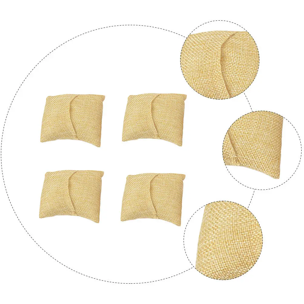 

12 шт., подушка для демонстрации браслета, подставка для ювелирных изделий для браслета, цепочка для часов, органайзер, подушка из мягкого джутового флиса, декор для вечеринки