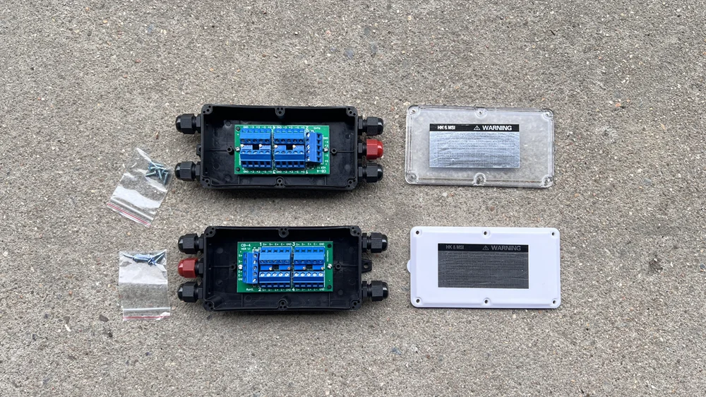 Jack Pallet Scale Floor Scale 4 Wire Plastic Junction Box With White Covers and Free Logo Stickers