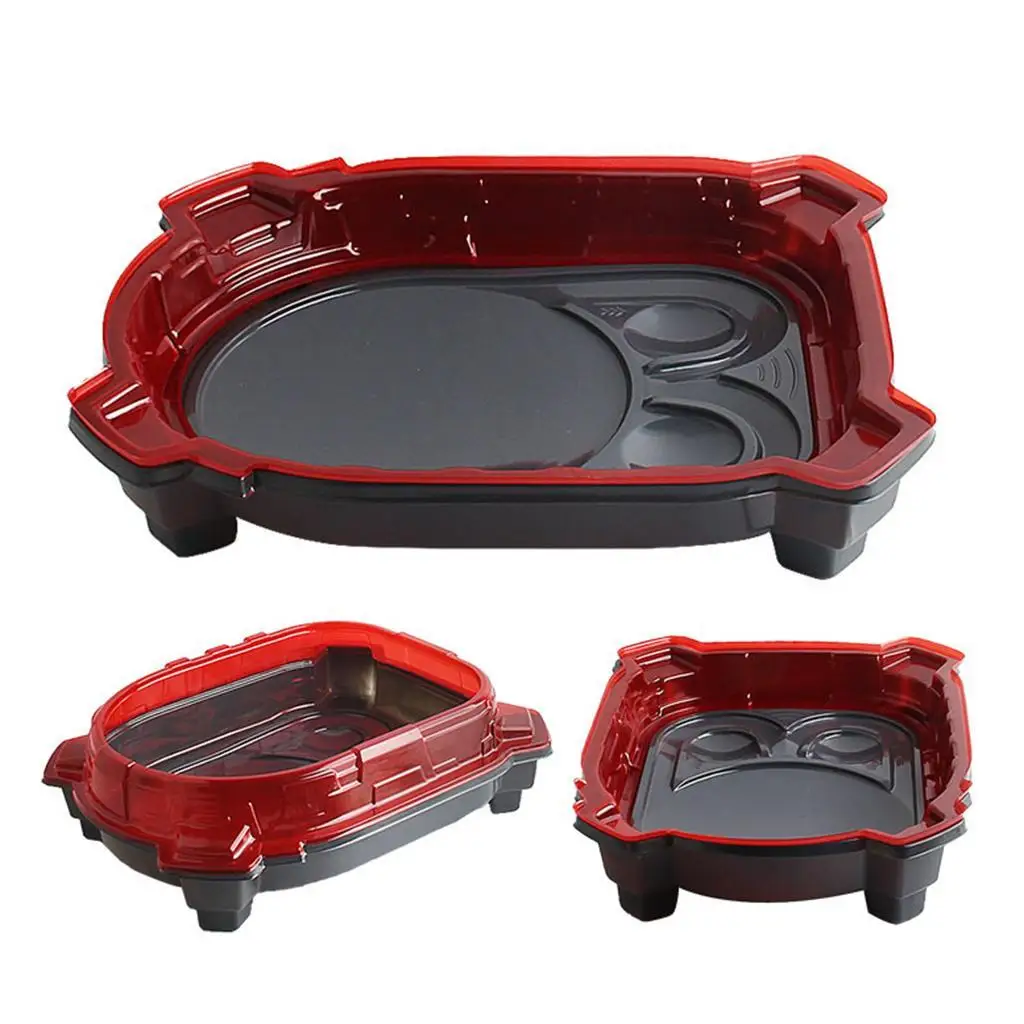 Burst Gyroscopic Arena Duel Plate Toy Plastic Gyro Stadium Plate Upgrade Rotating Combat Stadium Gyro Disc Series Red 168-9B3