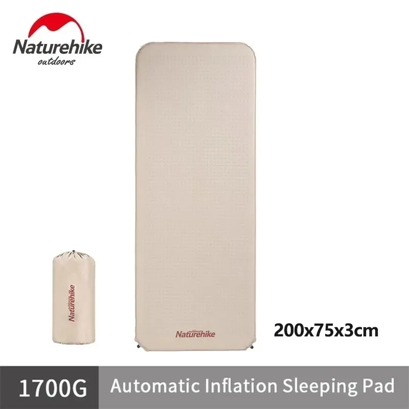 

Naturehike New Automatic Inflatable Widen Lengthen Camping Mattress Self-inflating Mat Sponge Cushion Camping Sleeping Bed Mat