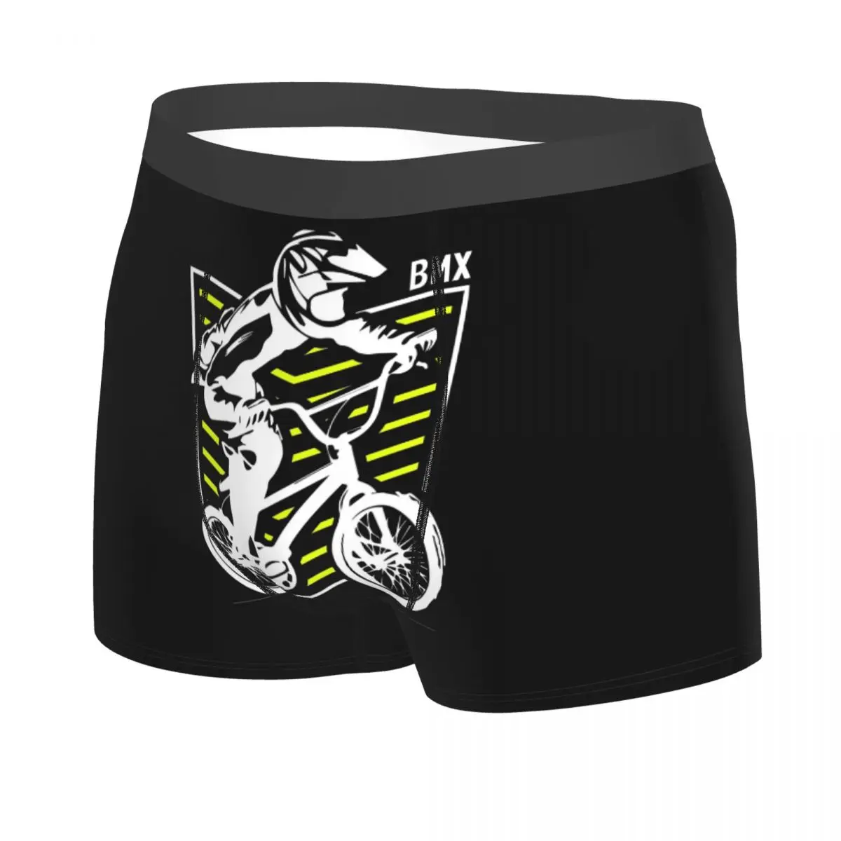 ボクサーパンツショーツ BMX アパレルレトロ BMX バイクオールドスクールパッチパンティー男性快適な下着オム男性ギフト