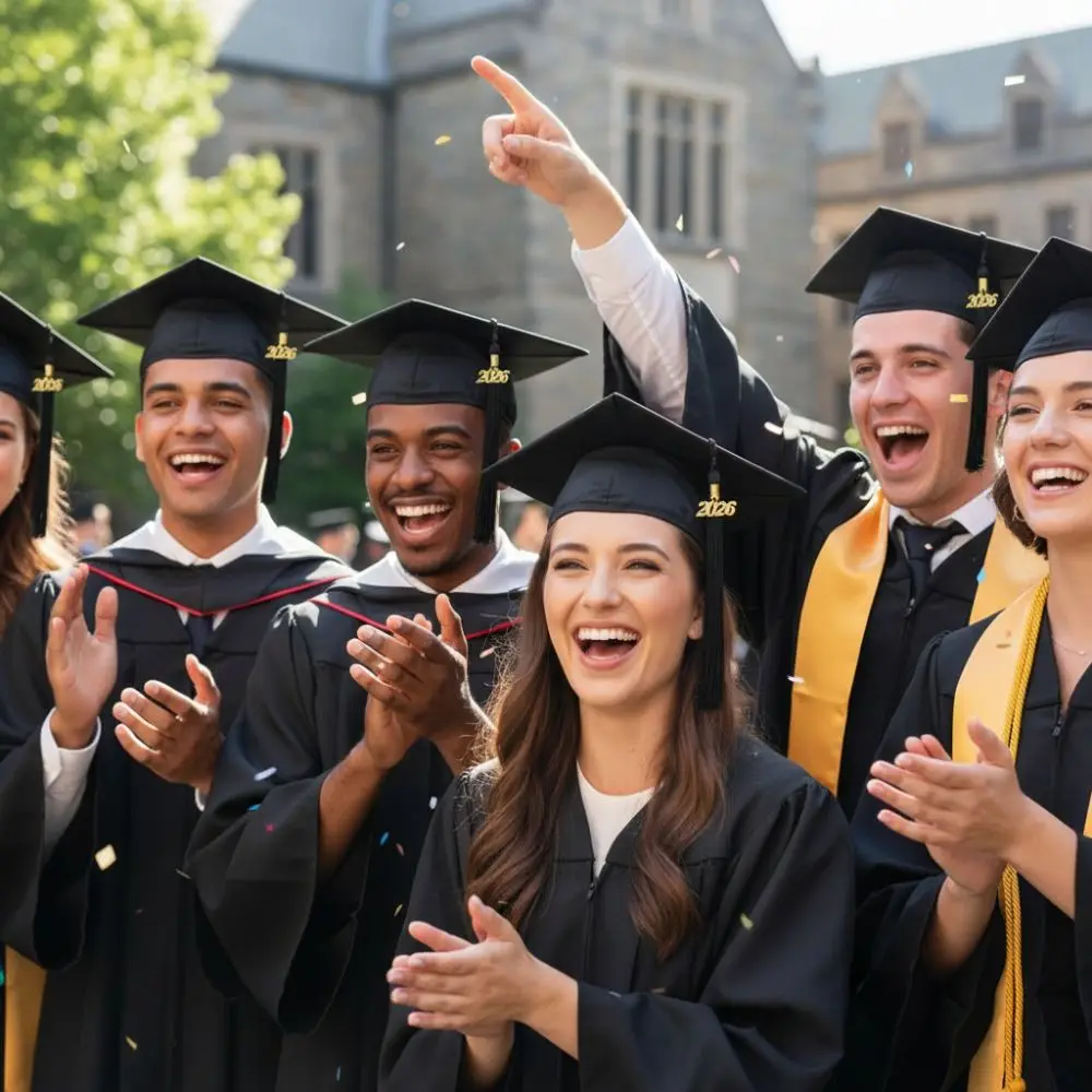 Unisex with Tassel 2026 Graduation Cap Breathable Matte DIY Graduation Academic Hat Bachelor Academic Hat Master Ceremony