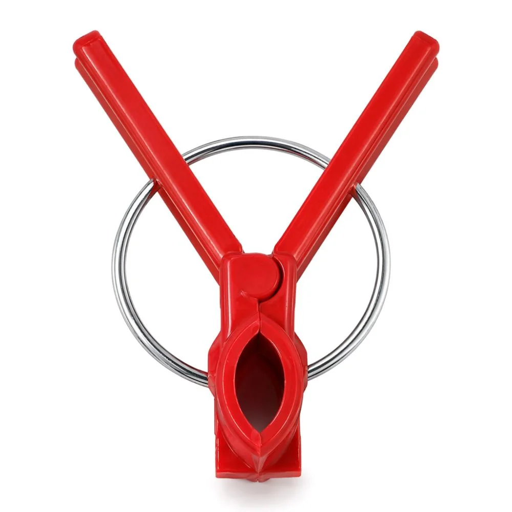 200PCS Practical Universal Plant Grafting Clips Red Compact Garden Plant Clips Curved Mouth Plastic Gardening Tool Clips