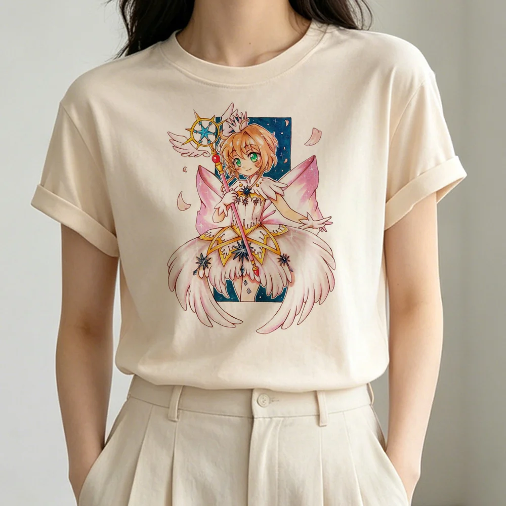 Cardcaptor Sakura female gyaru grunge y2k jojifuku t shirt scene  clearance sales alternative  korean fashion dollette