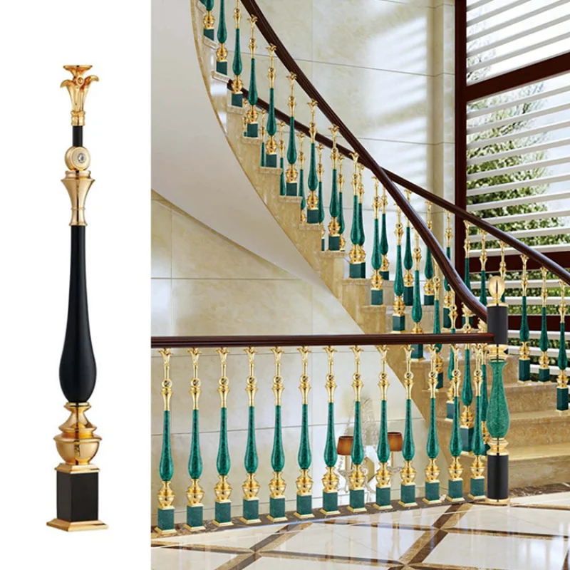 custom.Custom Contemporary Design Color Stair Column Handrails & Hotel Indoor Use