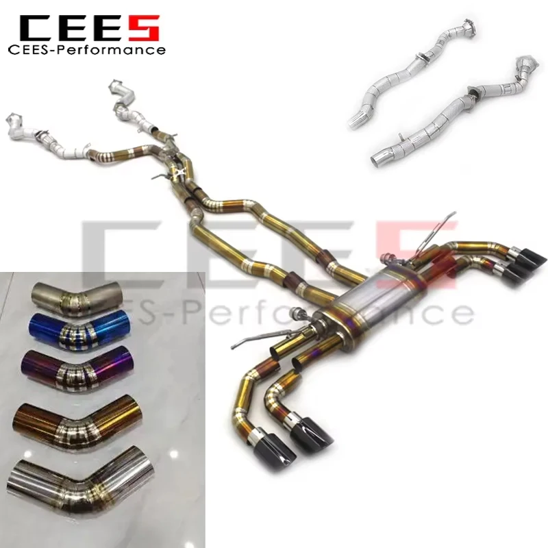 

Cees Full Catback Exhaust 2006-2010 для Porsche Cayenne 957 3,6 4,8 т, обновленная выхлопная труба с выхлопной системой Downpipe