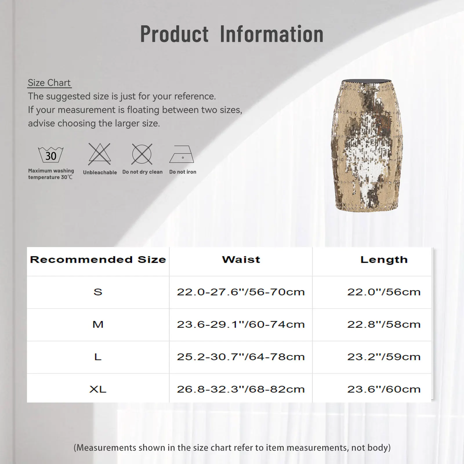 Womens Decor Side Zipper Fully Pencil Skirt Glittery Bodycon Skirt Allover Sequins with Rivets Rock Party Club Raves Costume