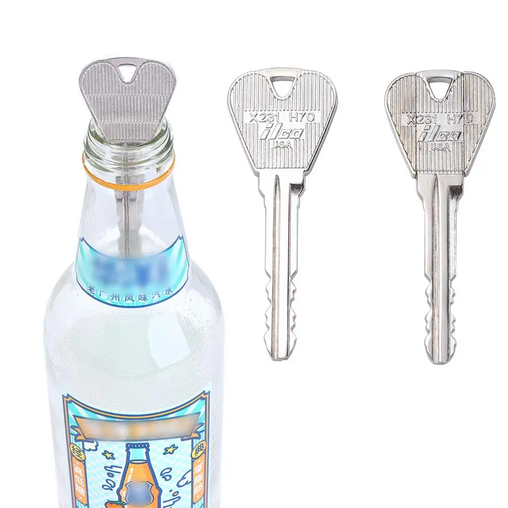 Street Trick Magic Props Funny Toys Kids Gifts Folding Key Thru Bottle Magic Key Magic Tricks Magic Folding Key