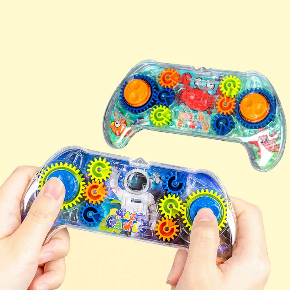 Creative 3D Puzzle Rolling Ball Maze Game Machine Gear labyrinth Disk Balance Ball Game Children's Fun Gifts Toy UG347
