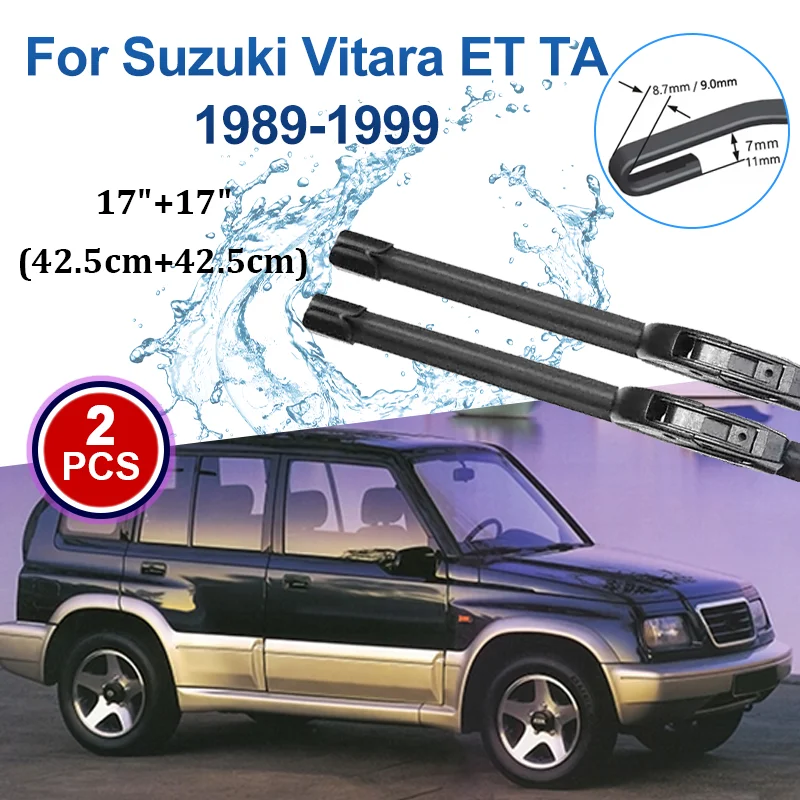 

Car Wiper For Suzuki Vitara ET TA Santana 300 350 1989-1999 Wipers Windshield Windscreen Window Glass Brushes Blades Accessories