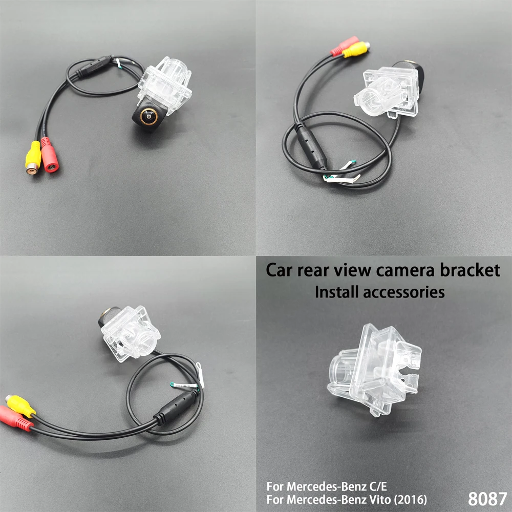 170 Degree AHD 1080P CVBS Car Rear View Camera for Mercedes Benz MB C Class W204 W212 W207 C207 2007~2015 Vehicle Track/Ruler