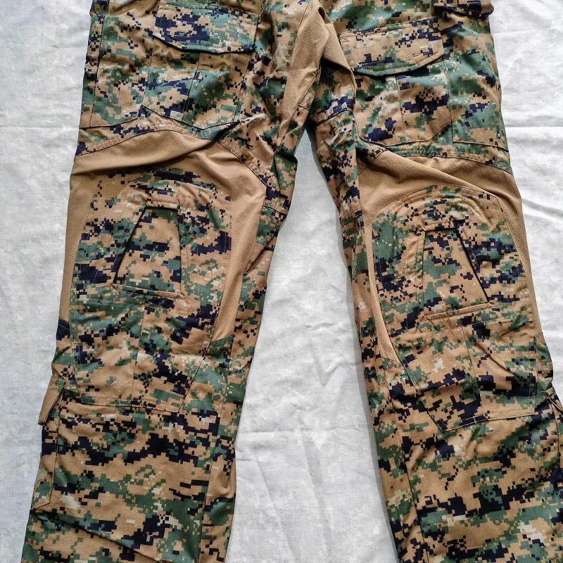 MARPAT Digital Nylon Cotton Brown Stretch Panel G3 Sports Pants image 4