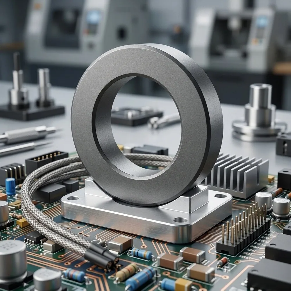 Toroidal Magnetic Ring for High Saturation Density Applications in SMPS For Inverters and High Frequency Electronic Devices