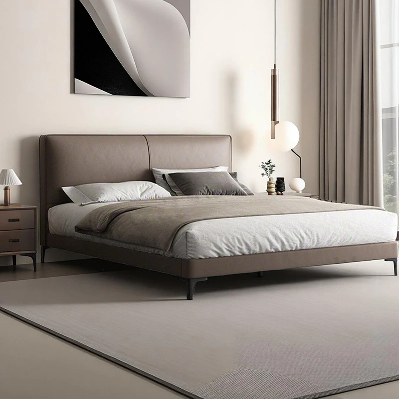 

Nordic Double Bedjapanese Princess Minimalist Aesthetics Apartment Relax Full Bed European Confortable Cama Casal Furniture