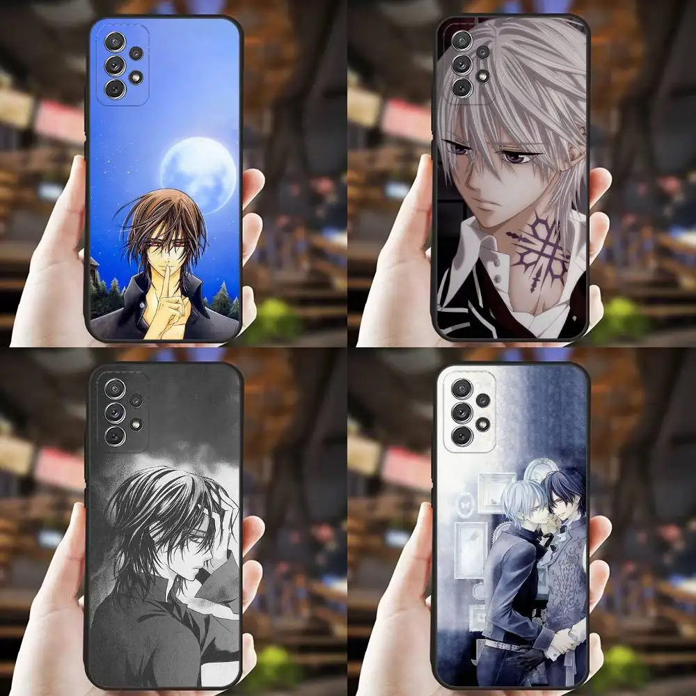 

Anime V-Vampire K-Knight For Samsung S 25,24,23,22,30,21,10,9,Ultra,Plus,Lite,FE,4,5G Black Soft Case Phone Case