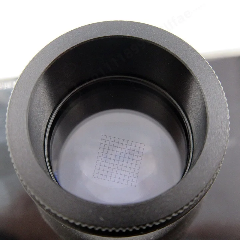 10×10 Grid Microscope Measuring Reticle DIV=1mm Ocular Micrometer Universal Objective Calibration Accessory