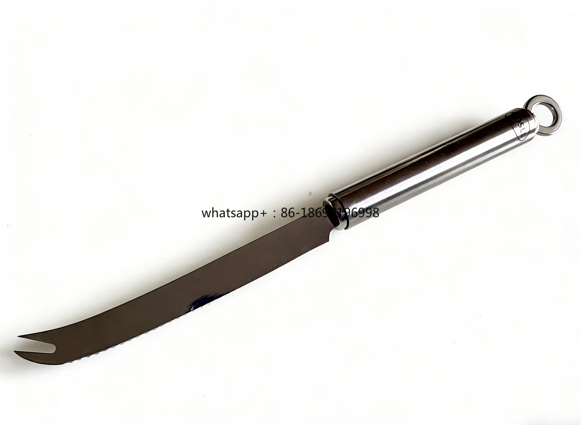 18/10 Stainless Steel Tomato Cutter Serrated Bread Knife Cheese Knife Fork - view 2