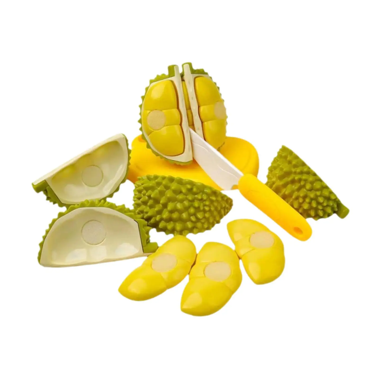 Simulation Durian Toy Kitchen Toys Basic Skills Development Gifts Cuttable Durian Toy Children's Educational Toy for Children