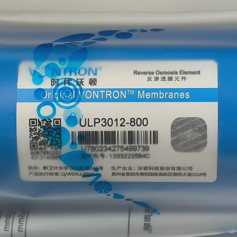 NSF vontron ULP3012-800 RO membrane+ housing Kitchen Reverse Osmosis Water Purifier Filter