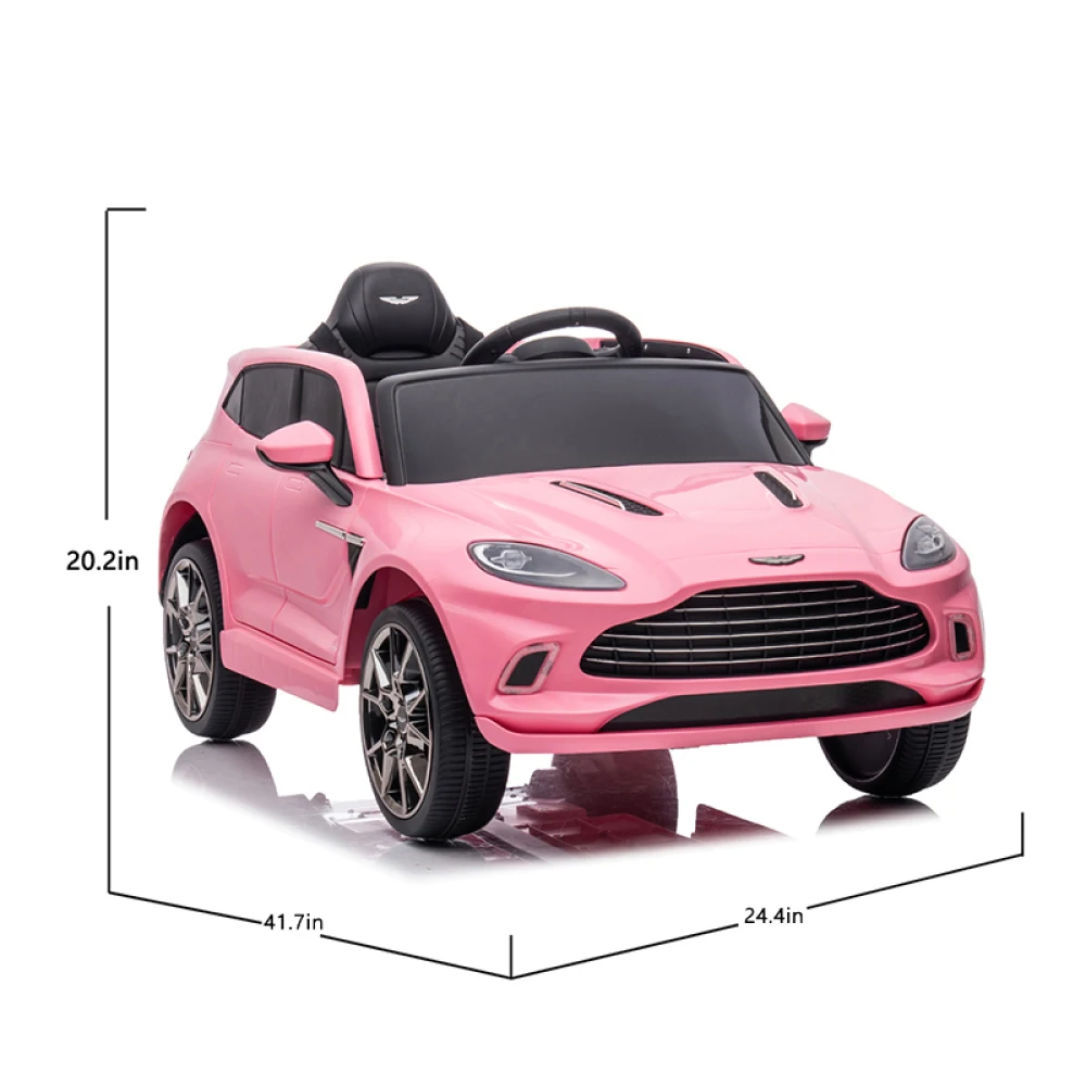 Voiture électrique télécommandée pour enfants, lumières de sauna LED, télécommande, USB, 12V Voiture électrique pour enfants, véhicule