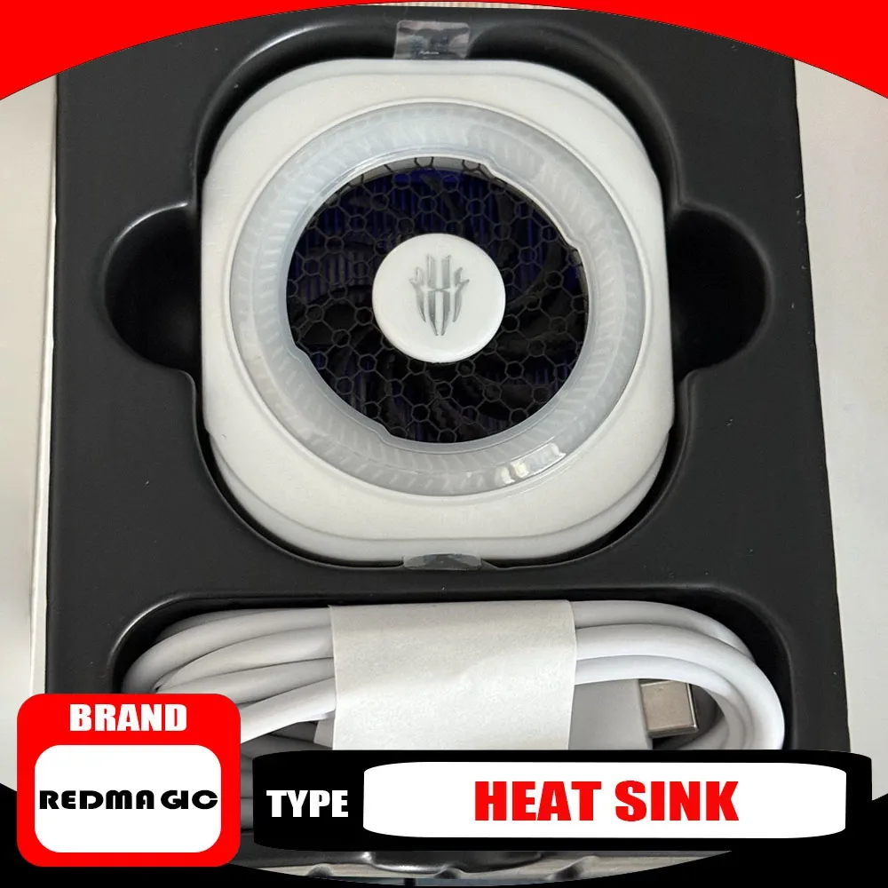 

RedMagic Cooler 8 Pro, Magnetic CellPhone Cooler for Gaming, 36W High-power Heat Dissipation Cool Down Heat Sink Stable Original