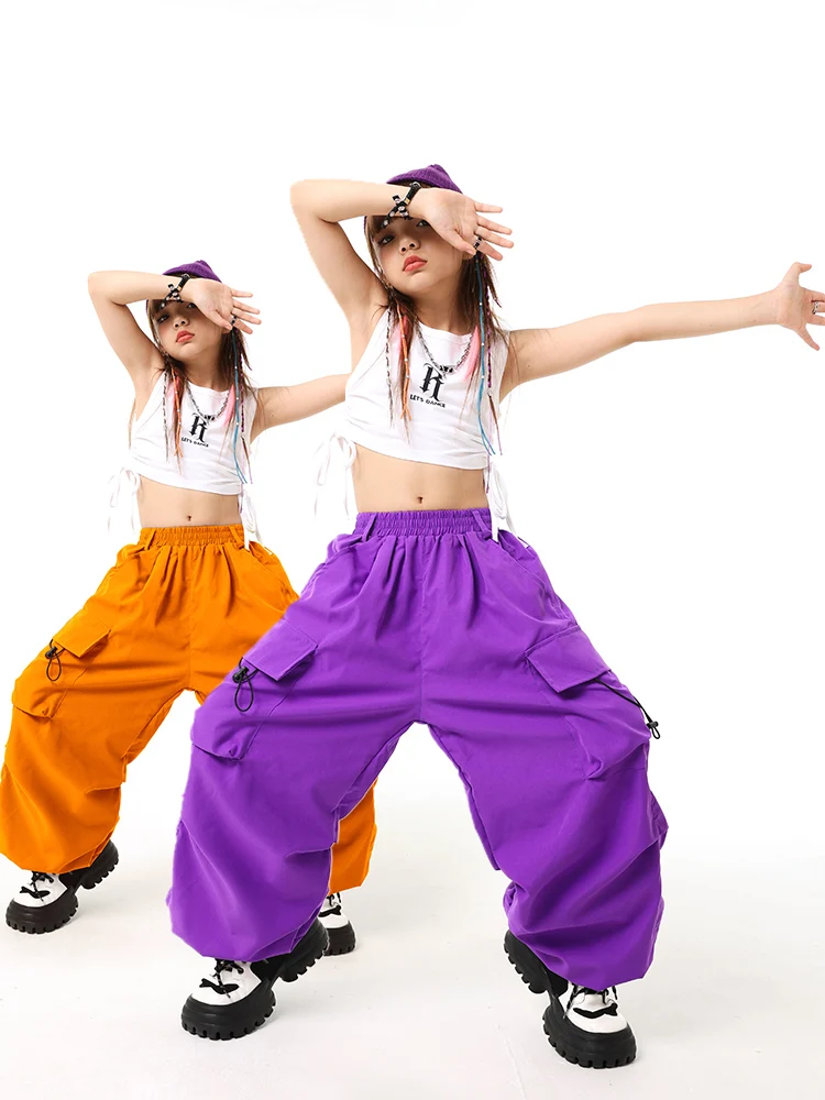 

Girls' Jazz Dress Children's Hip Hop Hip Hop Costume Costume Set Summer Jazz Blast Street Show Dress