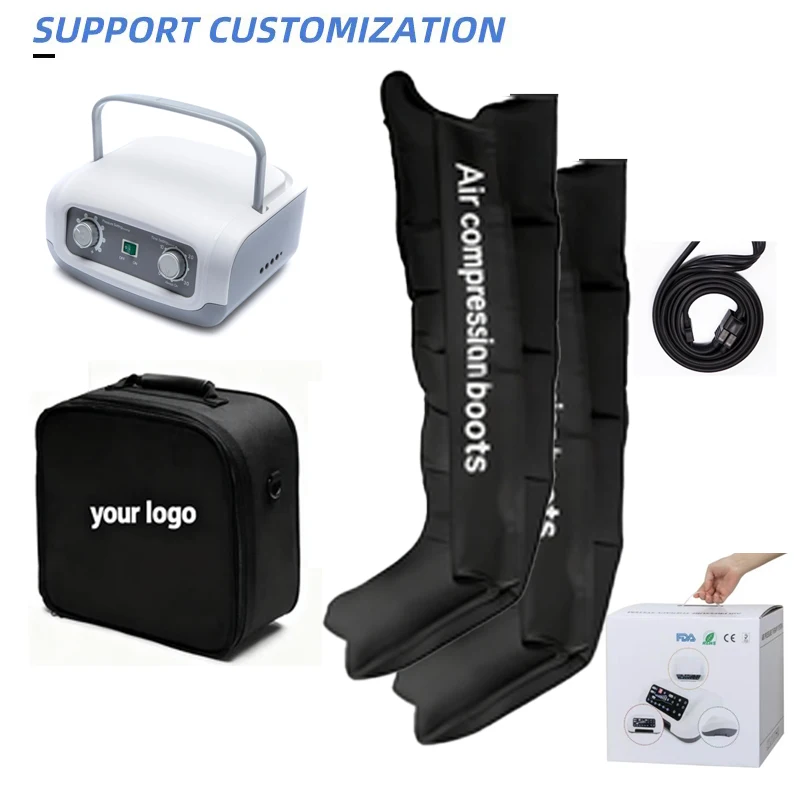 4 Chamber Manual-Wired Control Pressotherapy Leg Massager Air Maintenance Boot for Circulation