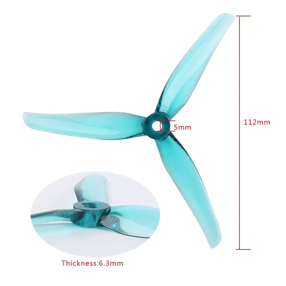 10 par (10CW + 10CCW) IFlight F5 3-łopatkowe śmigło Freestyle