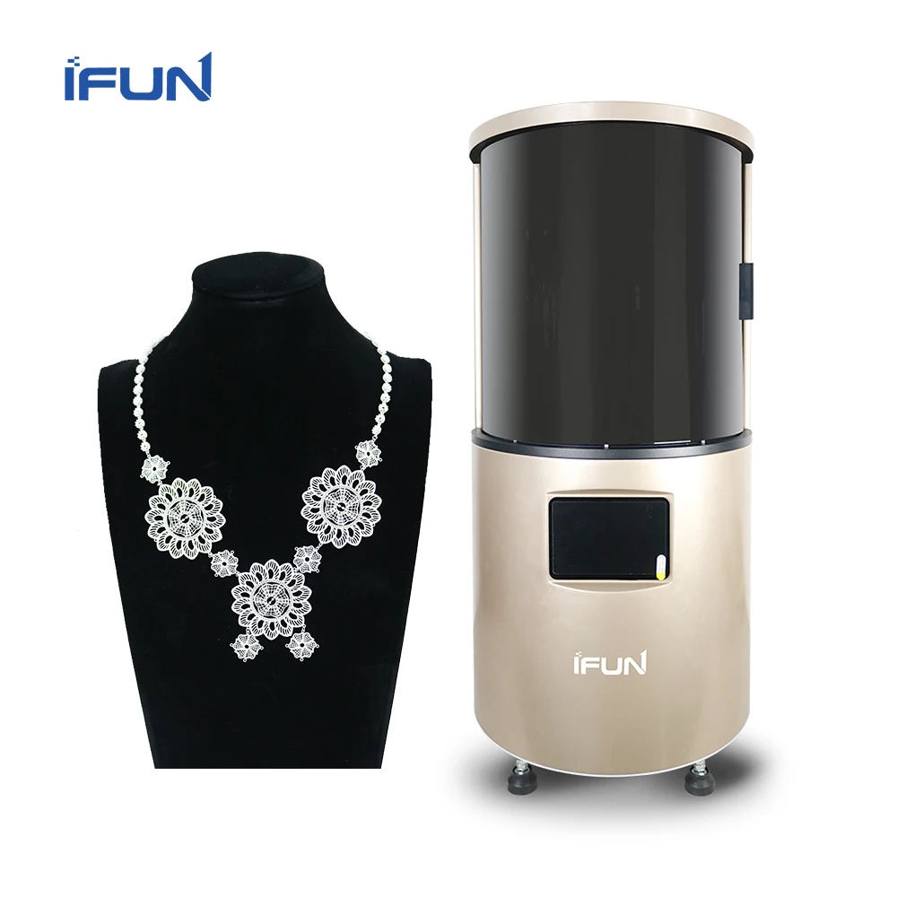 IFUN 12K 3D 프린터, 대형 인쇄 플랫폼, 송진 온도조절기 기능, 고정밀 및 고속