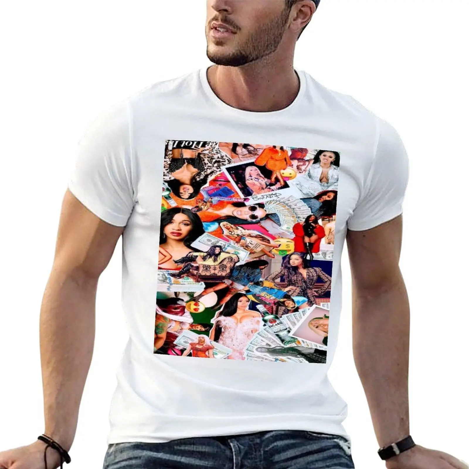 

cardi b T-Shirt t shirts with prints black cotton t-shirt plain for man package T-Shirt