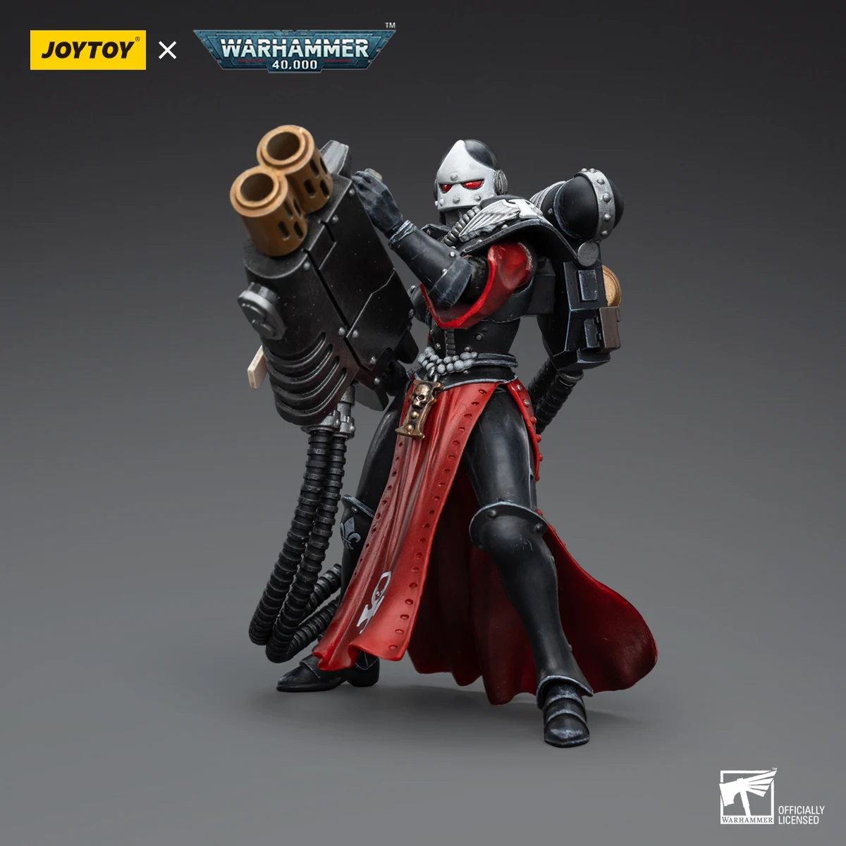 Joytoy warhammer 40k figura de ação adepta sororitas retribuidor com multi-melta escala 1:18 anime modelo brinquedo presente