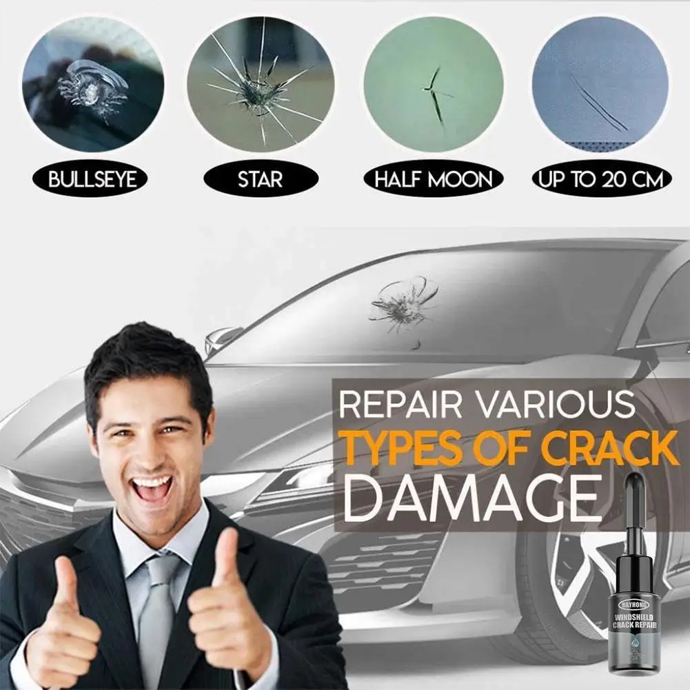 

Glass Nano Repair Kit DIY Car Windshield Repair Fluid Repair Repair Window Crack Restore Scratch Window Tool Windscreen Kit U9J7