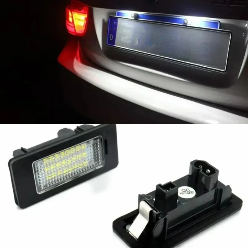 

High Quality 2x Car LED License Number Plate Light Canbus for E81/E87/E86/E85/E36/E36N/E87N Light Source Accessorie
