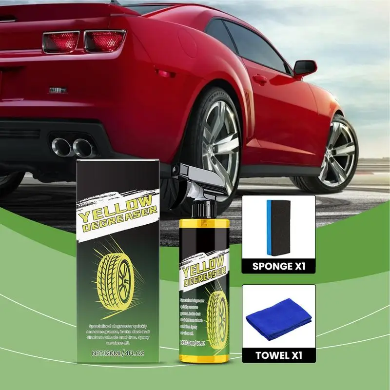 

Car Wheel Cleaning Agent Wheel Rust Remover Professional Car Detailing Wheeltire Cleaner Car Cleaning Tools 120ml For Gentle